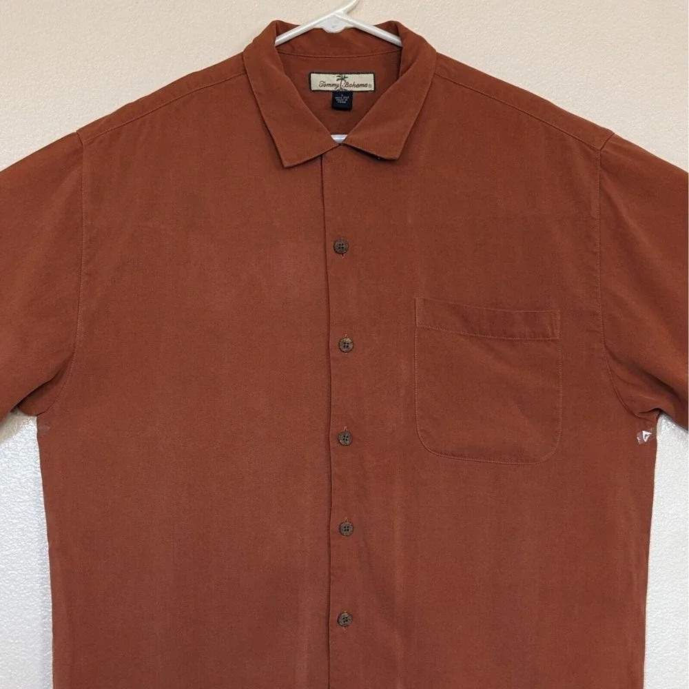 Tommy Bahama Basic Training Silk Shirt Men's L Martini Glass Golf Club Weights - Picture 3 of 7